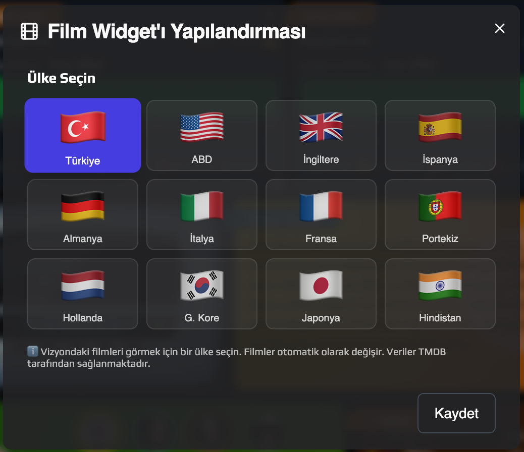 Film Önerisi Rehberi Ekran 1